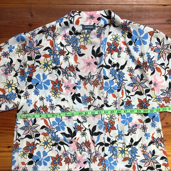 ModCloth Cream Floral Robe/Duster, EUC, S/M - Picture 6 of 12